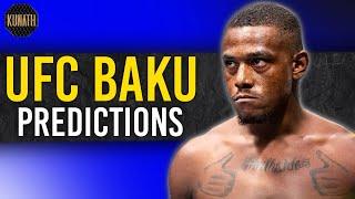 UFC BAKU PREDICTIONS | UFC BAKU FULL CARD BREAKDOWN