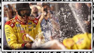 Mic'd up: Inside Joey Logano's championship champagne celebration | NASCAR