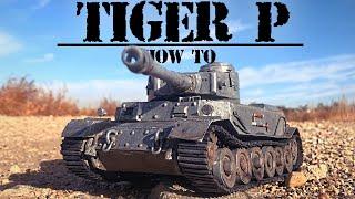 Cardboard Porsche Tiger Tank | How To