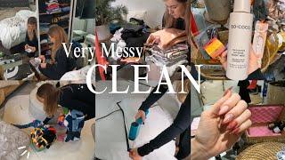 Very Messy/EXTREME CLEAN with me/ddenniden/@madamglamofficial #cleaningroutine