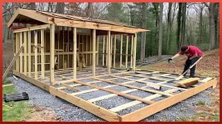 Building Amazing DIY Wood SHED | Backyard Project From Start to Finish by @gino.varisano