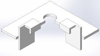 Angle holder (angled clamp) for aquarium assembly