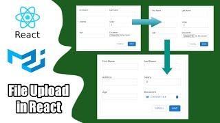 Creating your own react File Upload Component | React JS | Material