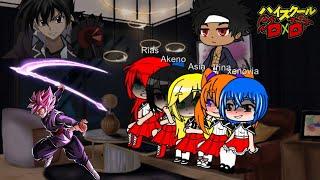High School DxD Girls React To Issei As Goku Black No Part 2 cheated au Irina x Issei x xenovia ship