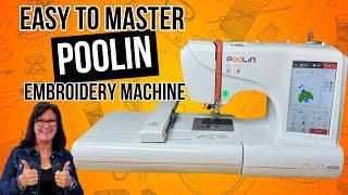 Master Perfect Embroidery with the Poolin EOC05 Machine!