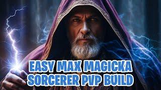 SUPER EASY 60K MAX MAGICKA SORCERER - PVP BUILD - ELDER SCROLLS ONLINE - GOLD ROAD