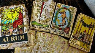 Новинка от DeckstinyОбзор колоды «The Ancient Aurum Tarot»  Таро «Древнее Золото»