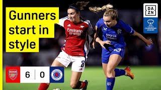 HIGHLIGHTS | Arsenal vs. Rangers (UEFA Women's Champions League Qualifying 2024-25)