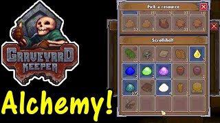 Let's Play Graveyard Keeper Alpha #26: Alchemy Powders!