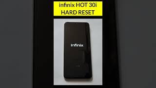 infinix HOT 30i HARD RESET/SCREEN UNLOCK