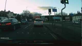 Two idiots nearly crash! on selby road/york road