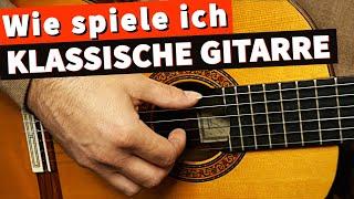 How to play classical guitar - Apoyando and Tirando