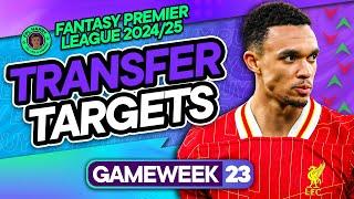 MY FPL GW23 TRANSFER TARGETS ️ Double GW24 Best Players!  | Fantasy Premier League 2024/25