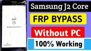 Samsung J2 Core Frp Bypass Without PC 100% Working Method || SM-J260F Google Account Unlock Bypass.