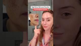 Nighttime Skincare Routine for Hyperpigmentation #shorts