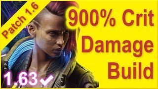 Cyberpunk 2077 - 1.6 - PS4 / Xbox - New Best Build - 900% Crit Damage - 100% Crit Chance, Max Damage