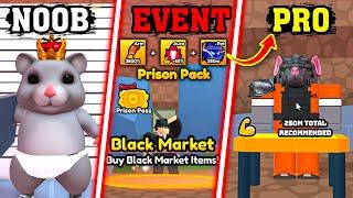 Starting Over as NOOB In PRISON EVENT On Arm Wrestling Simulator (Roblox)!