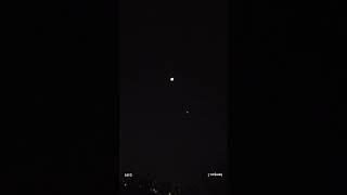 these days planet earth moon and venus together with us