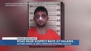 Road rage suspect released from hospital, returns to prison