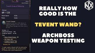 Is Tevent Wand really any good? Archboss weapon testing Throne and Liberty