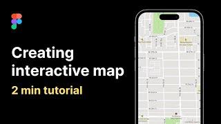 Creating Interactive Map in Figma