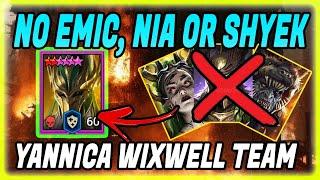 NEW META BUDGET WIXWELL YANNICA HYDRA TEAM! TEST SERVER! RAID SHADOW LEGENDS