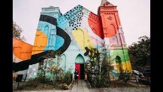 Abandoned church reborn into art center