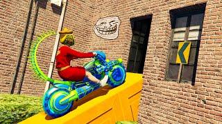 CARRERA TROLL PERO HAGO MUCHAS TRAMPAS PARA GANAR!! - GTA 5 ONLINE