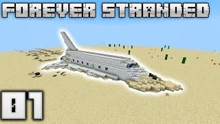 FOREVER STRANDED # 1 ПОТЕРПЕЛИ КРУШЕНИЕ В ПУСТЫНЕ !!! МАЙНКРАФТ ВЫЖИВАНИЕ С МОДАМИ !!!