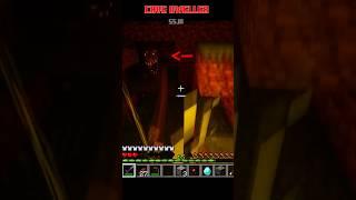 CAVE DWELLER got me! #minecraft #shorts #creepypasta