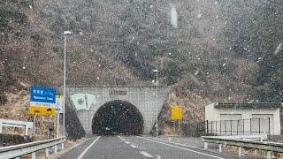 Prayer Triangle Zone/ Nagasaki back to Fukuoka #snowing #beautifulview around / Jan.2024