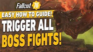 How To Start All Boss Fights! | Fallout 76 Boss Locations