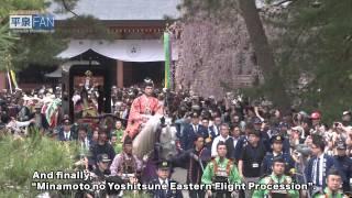 【English】And finally, “Minamoto no Yoshitsune Eastern Flight Procession”.