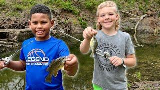 Micro Fishing Challenge at the Creek