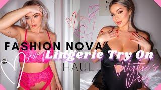 SEXIEST LINGERIE TRY ON HAUL | Fashion Nova