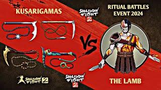 Shadow Fight 2 | All Kusarigamas vs The Lamb | Ritual Battles Event 2024