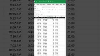 Timesheets in Excel 