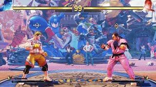 Luke vs Dan (Hardest AI) - Street Fighter 5.