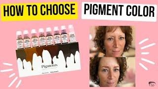 How To Choose PMU PIGMENT COLOR (Tina Davies Color Chart)