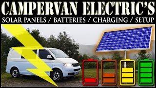 Campervan 12v Electrical Systems | Everything Explained | Batteries, Charging and Solar | VW T5 T6