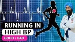 Running in High Blood Pressure is good or bad? | Dr.Education (Hindi)