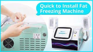 Fat Freezing Machine Install Tutorial | How Does Coolsculpting Slimming Machine Set Up?