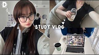 STUDY VLOG: productive day, studying in the library, university essays etc.[ENG/RUS]