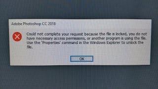 Can not open Photoshop CC ( 2018 ) Error fix #2