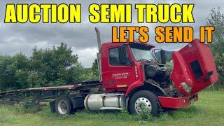 Auction Semi, Will It Run And Tow After Sitting In A Field?