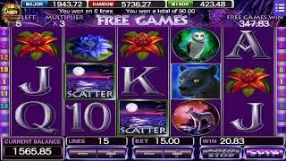 Panther Moon, Bet RM15 Win Rm1,800 Mega Bigwin Free Game.Mega888