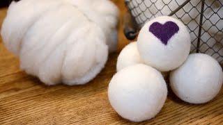 How to make wool dryer balls, quick!