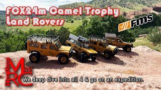 FCX24M Camel Trophy Land Rover Discovery, Range Rover & Defender 110/90 Deep Dive, Review & Run!!!