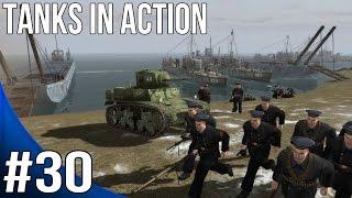 Men of War Red Tide Walkthrough - Blue Line - Tanks in Action