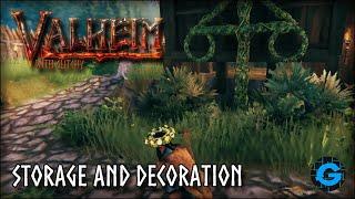 Setting Up Storage and Decorating! | Glitchheim S2 Ep. 16 | Valheim